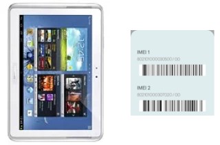 Come vedere il codice IMEI su Galaxy Note 10.1 N8000