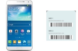 Come vedere il codice IMEI su Galaxy Note 3