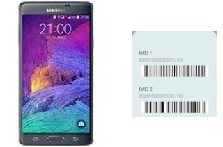 Come vedere il codice IMEI su Galaxy Note 4 Duos