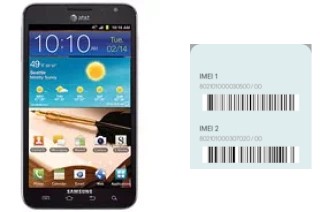 Come vedere il codice IMEI su Galaxy Note I717