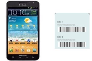 Come vedere il codice IMEI su Galaxy Note T879