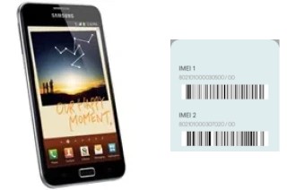 Come vedere il codice IMEI su Galaxy Note N7000