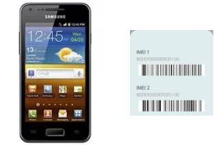 Come vedere il codice IMEI su I9070 Galaxy S Advance