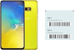 Come vedere il codice IMEI su Galaxy S10e