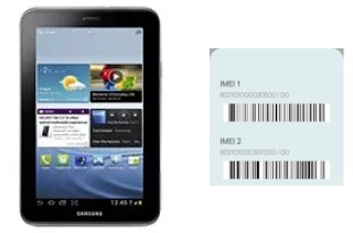 Come vedere il codice IMEI su Galaxy Tab 2 7.0 P3110