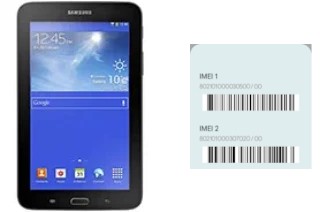 Come vedere il codice IMEI su Galaxy Tab 3 Lite 7.0 3G