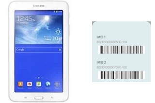 Come vedere il codice IMEI su Galaxy Tab 3 lite