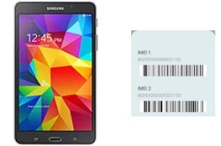 Come vedere il codice IMEI su Galaxy Tab 4 7.0 3G