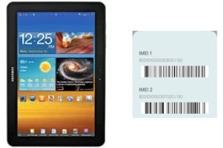 Come vedere il codice IMEI su Galaxy Tab 8.9 P7310