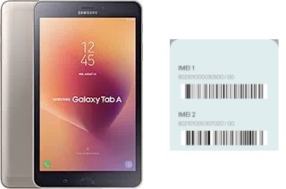 Come vedere il codice IMEI su Galaxy Tab A 8.0 (2017)