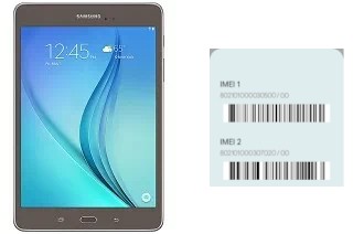 Come vedere il codice IMEI su Galaxy Tab A 8.0 (2015)