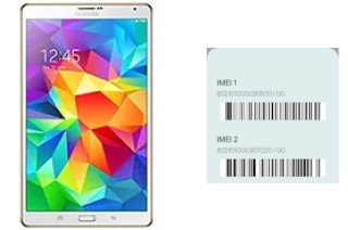 Come vedere il codice IMEI su Galaxy Tab S 8.4