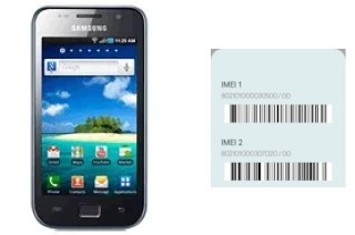 Come vedere il codice IMEI su I9003 Galaxy SL