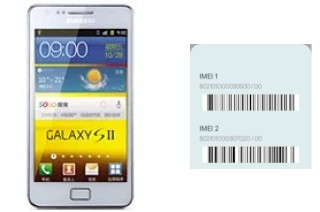 Come vedere il codice IMEI su I9100G Galaxy S II