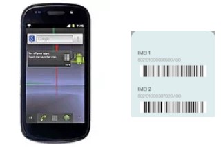 Come vedere il codice IMEI su Google Nexus S I9020A