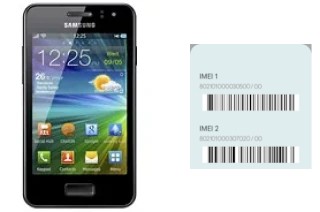 Come vedere il codice IMEI su Wave M S7250