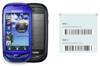 Come vedere il codice IMEI su S7550 Blue Earth