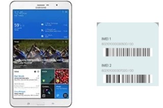 Come vedere il codice IMEI su Galaxy Tab Pro 8.4