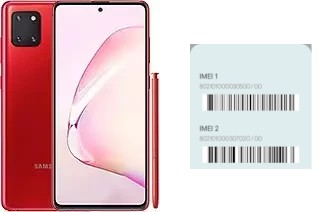 Come vedere il codice IMEI su Galaxy Note10 Lite