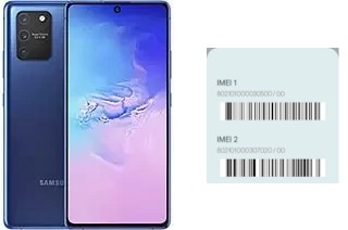 Come vedere il codice IMEI su Galaxy S10 Lite