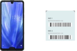 Come vedere il codice IMEI su Aquos R3