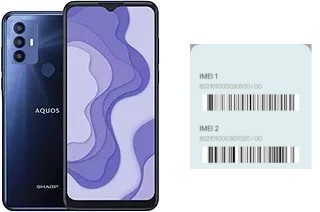 Come vedere il codice IMEI su Aquos V6 Plus