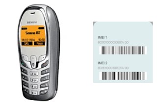 Come vedere il codice IMEI su Siemens A57