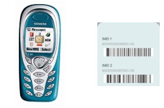 Come vedere il codice IMEI su Siemens C60