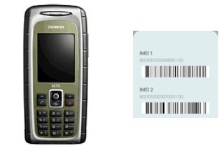 Come vedere il codice IMEI su Siemens M75