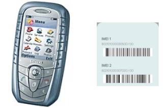 Come vedere il codice IMEI su Siemens SX1