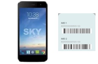 Come vedere il codice IMEI su Sky 5-0 Pro