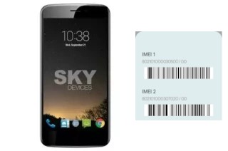 Come vedere il codice IMEI su Sky Elite 5-5L Plus