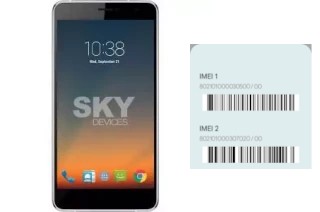 Come vedere il codice IMEI su Sky Elite 6-0L Plus