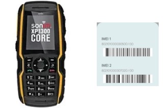 Come vedere il codice IMEI su XP1300 Core