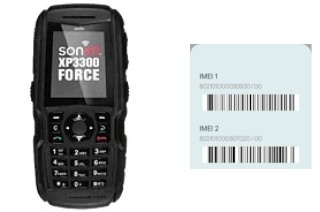 Come vedere il codice IMEI su XP3300 Force