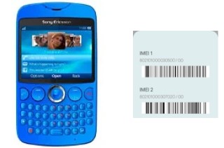 Come vedere il codice IMEI su Sony Ericsson txt