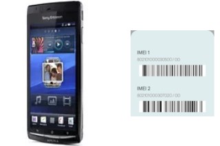 Come vedere il codice IMEI su Xperia Arc