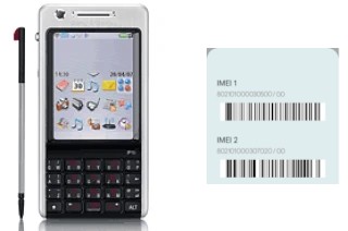 Come vedere il codice IMEI su Sony Ericsson P1