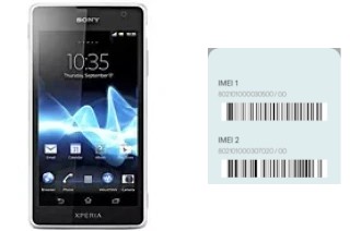 Come vedere il codice IMEI su Xperia GX SO-04D