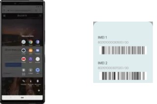 Come vedere il codice IMEI su Xperia 1