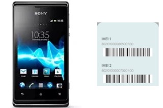 Come vedere il codice IMEI su Xperia E dual