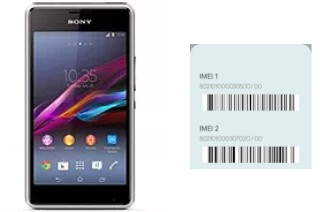 Come vedere il codice IMEI su Xperia E1 dual