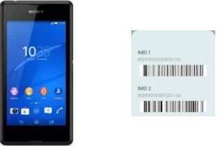 Come vedere il codice IMEI su Xperia E3 4G