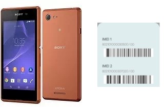 Come vedere il codice IMEI su Xperia E3 Dual