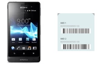 Come vedere il codice IMEI su Xperia go