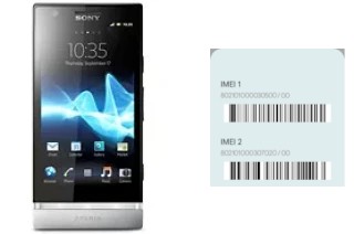 Come vedere il codice IMEI su Xperia P