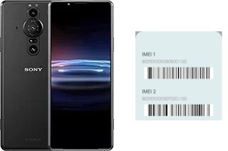 Come vedere il codice IMEI su Xperia Pro-I