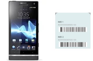 Come vedere il codice IMEI su Xperia SL