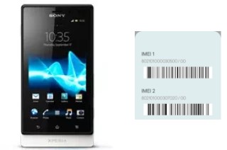 Come vedere il codice IMEI su Xperia sola