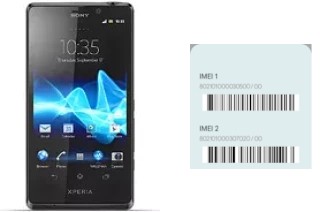 Come vedere il codice IMEI su Xperia T